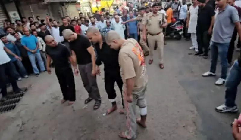 Panchkula Police Parades Murder Accused with Shaved Heads in Market