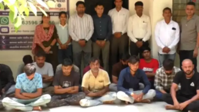 Patan Cyber Police Bust Rs 398 Crore Fraud Racket, Arrest 14