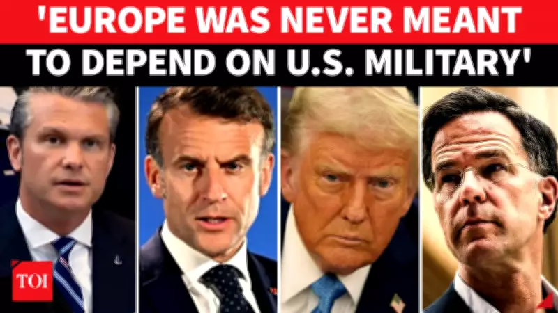 Pentagon Chief Blasts NATO Allies: Europe Can't Rely on US for Security