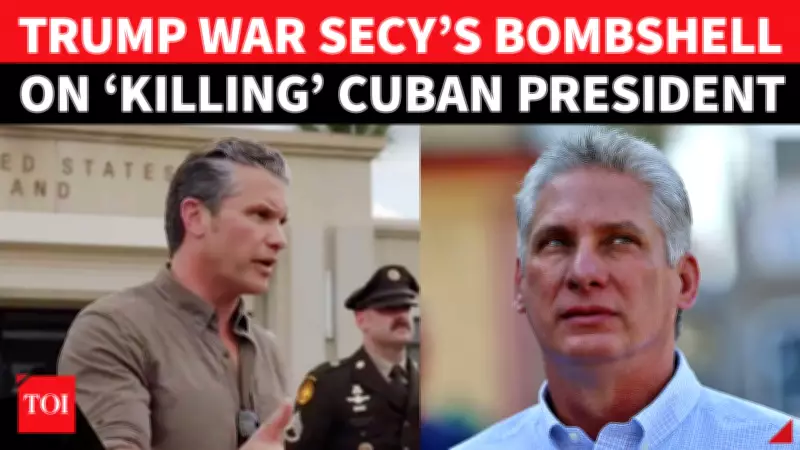 Pete Hegseth Issues Stern Warning to Cuba Over Military Buildup at Guantanamo Bay