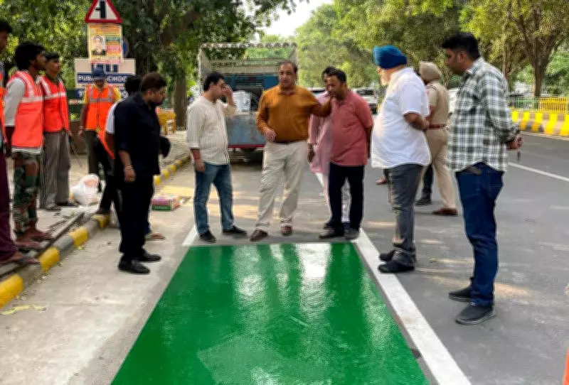 Pilot Project for Cycle and Slow-Vehicle Lanes Launched on Two Jalandhar Stretches