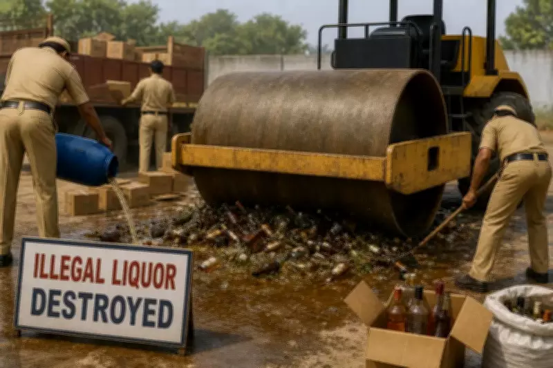 Pimpri Chinchwad Police Destroy Illicit Liquor Worth Rs 40 Lakh in Drive