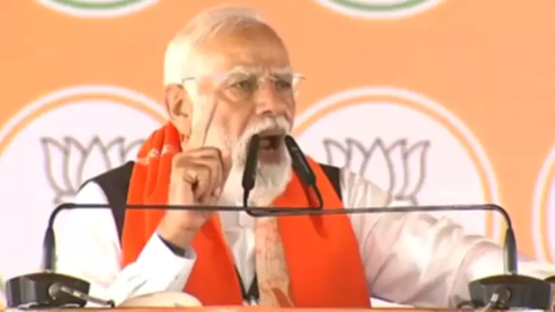 PM Modi Accuses Congress of Surrendering to Partition-Era Conspiratorial Forces