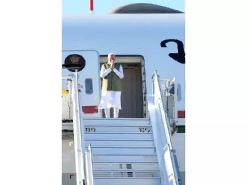 PM Modi Arrives in Nice, Begins France Visit with Engagements in Evian and Paris
