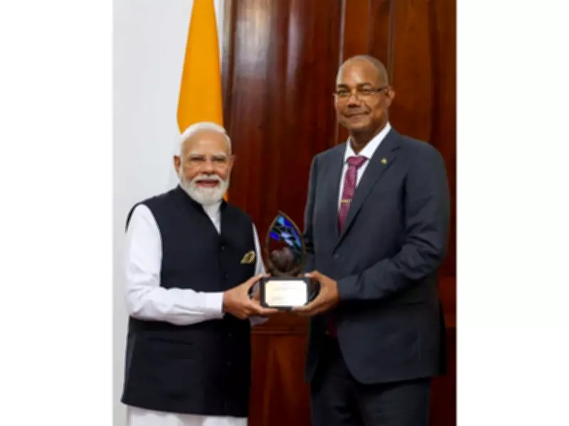 PM Modi Conferred 'Guardian of the Blue Horizon' by Seychelles for Green Leadership