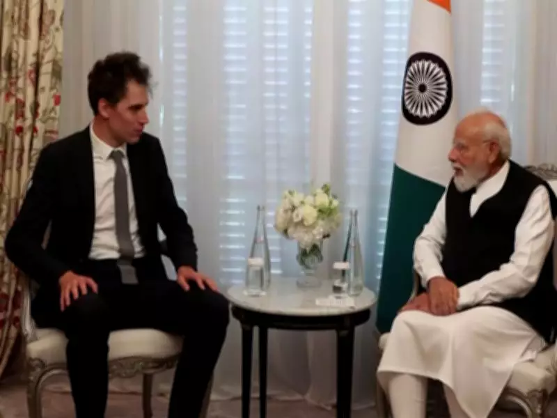 PM Modi Meets Mistral AI CEO Arthur Mensch in Paris, Discusses AI Collaboration