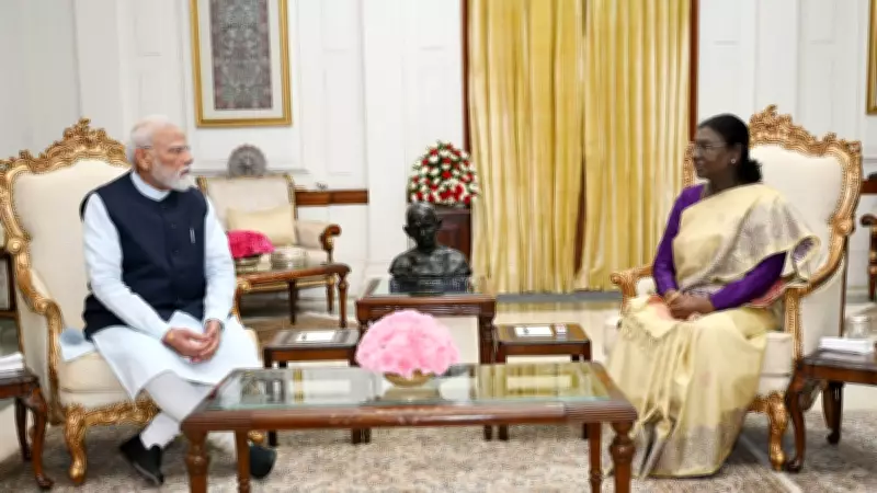 PM Modi meets President Murmu amid speculation of cabinet reshuffle