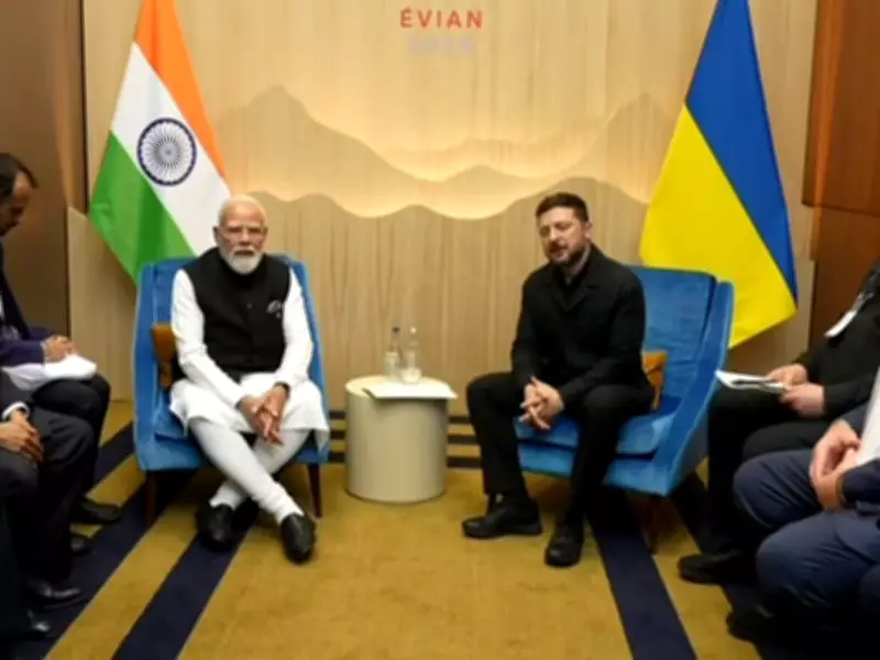 PM Modi Meets Ukraine's Zelenskyy at G7 Summit in France