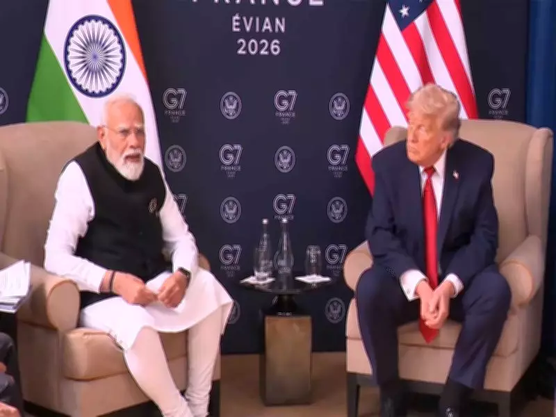 PM Modi Raises Seafarer Safety, Strait of Hormuz with Trump at G7
