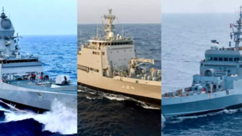 PM Modi to commission three Indian Navy ships in Kolkata on Sunday