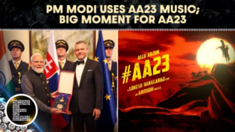 PM Modi's Slovakia Video Features Allu Arjun's AA23 Theme, Fans Ecstatic