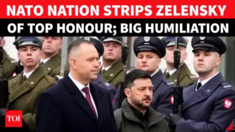 Poland Strips Zelensky of Top Honor Amid World War II History Dispute