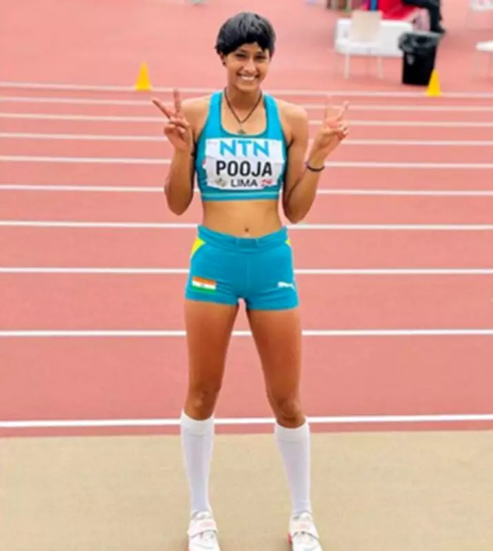 Pooja Singh Smashes 14-Year-Old National Record with 1.93m Jump at Asia U-20 Championships