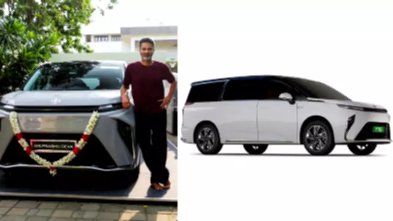 Prabhu Deva Takes Delivery of MG M9 Electric Luxury MPV in India