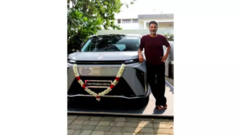 Prabhu Deva Welcomes MG M9 Presidential Limousine by MG SELECT
