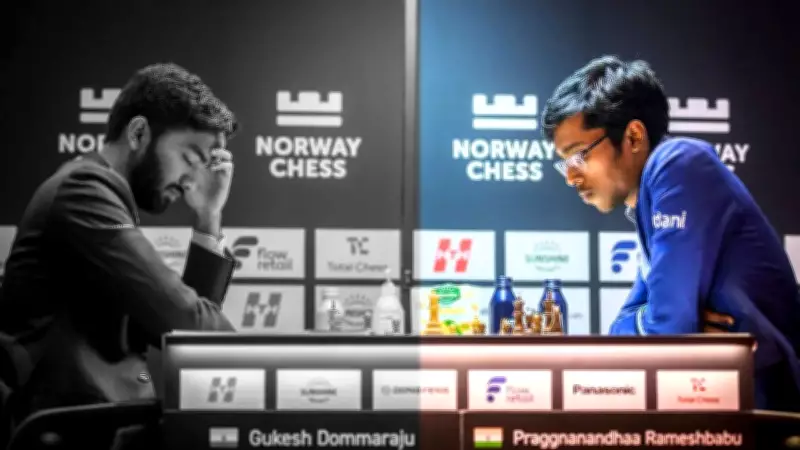 Praggnanandhaa Beats Gukesh, Climbs to Second in Norway Chess