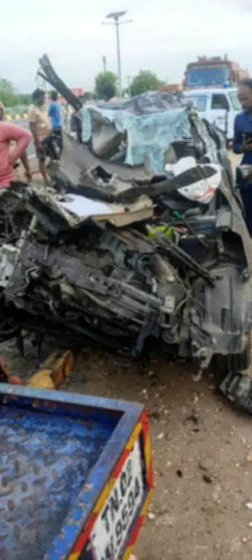 Pregnant woman among three killed in car-truck crash in Karur
