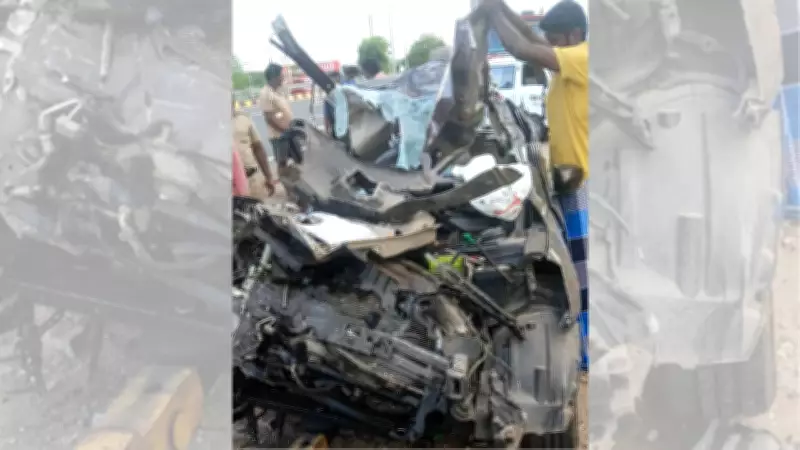 Pregnant Woman, Husband Killed in Karur Car-Truck Collision