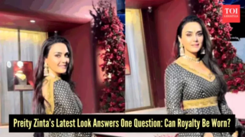 Preity Zinta Stuns in Rs 9.12 Lakh Black Pishwas at Jewellery Store Launch