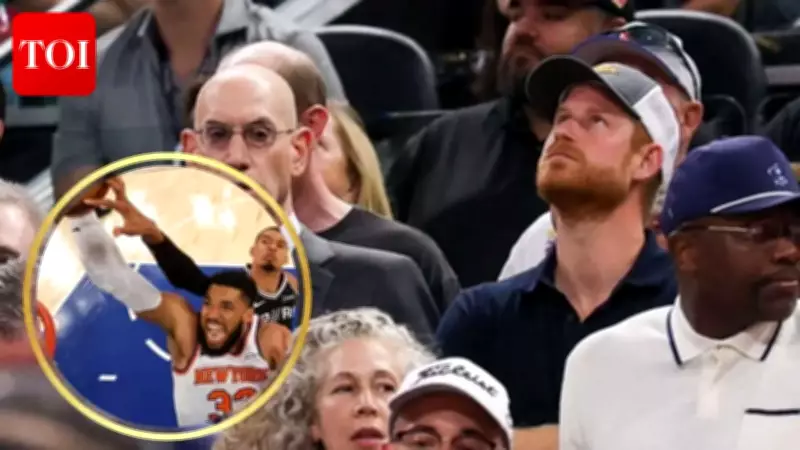 Prince Harry Makes Surprise Appearance at NBA Finals Game 5
