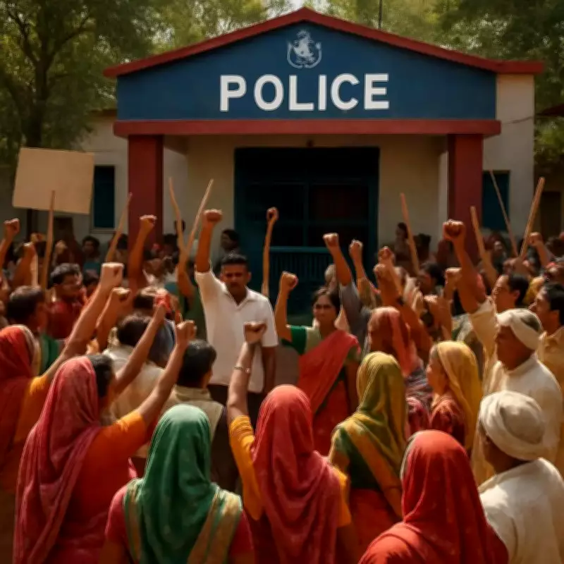 Protest in Shahjahanpur Over Alleged Fake Encounter of Rape Accused