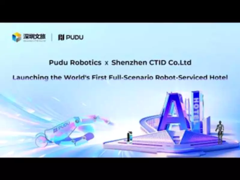 Pudu Robotics and Shenzhen CTID Launch World's First Full-Scenario Robot-Serviced Hotel