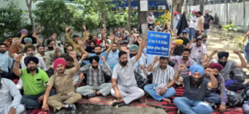 Punbus Contract Employees Strike Grounds Over 90 Buses in Ludhiana, Stranding Commuters