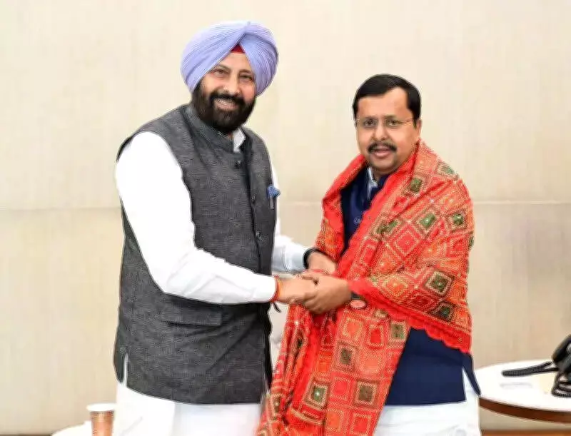 Punjab BJP chief Dhillon meets party president Nabin, discusses 2027 poll strategy