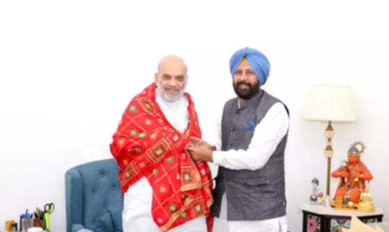 Punjab BJP Chief Meets Amit Shah, Highlights Drug Menace and Law Order Issues