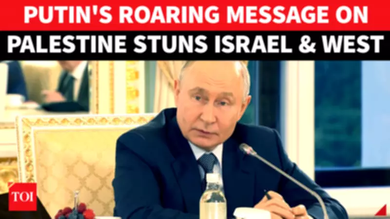 Putin Says Tragedy of Palestine Still Unfolds, Backs Statehood