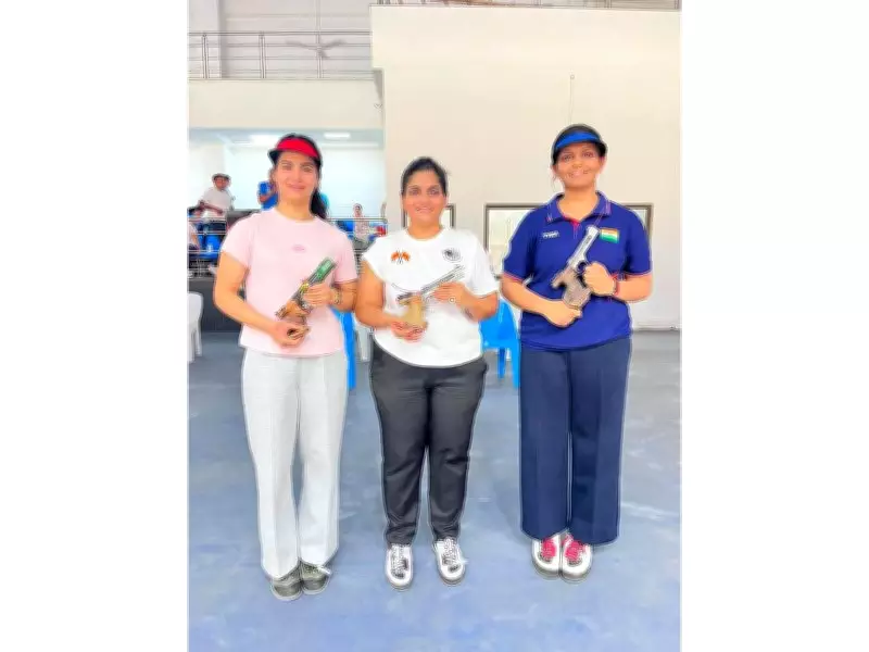 Rahi Sarnobat Wins Women's 25m Pistol T4 Final at National Selection Trials