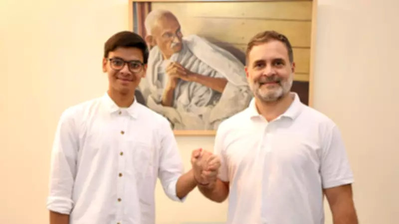 Rahul Gandhi Meets Jharkhand Student Who Exposed CBSE Marking Irregularities