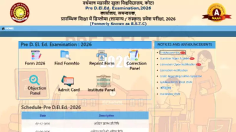Rajasthan BSTC Pre D.El.Ed Result 2026: Check Scorecard on predeledraj2026.com