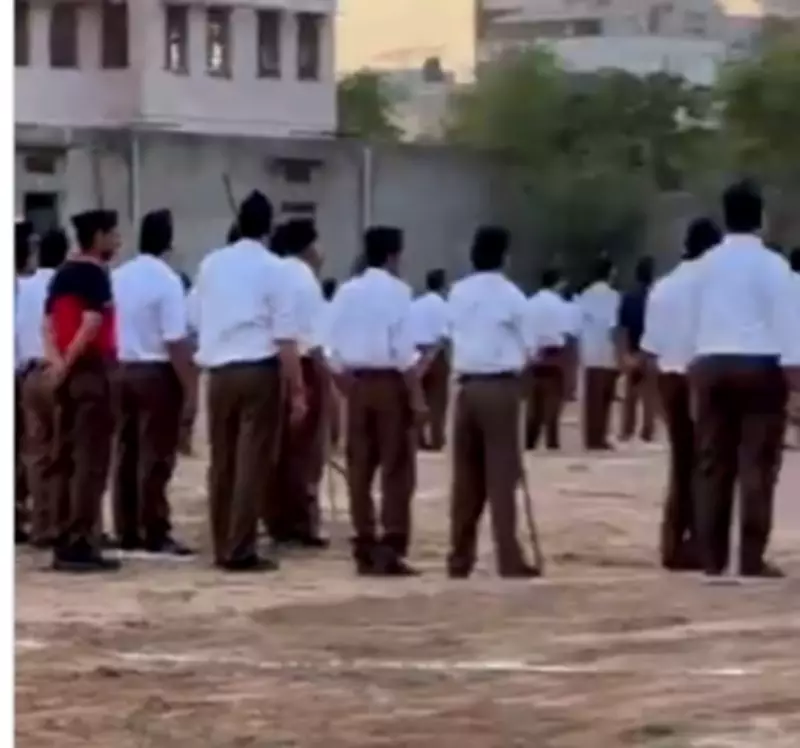 Rajasthan man arrested for sharing RSS practice video on social media