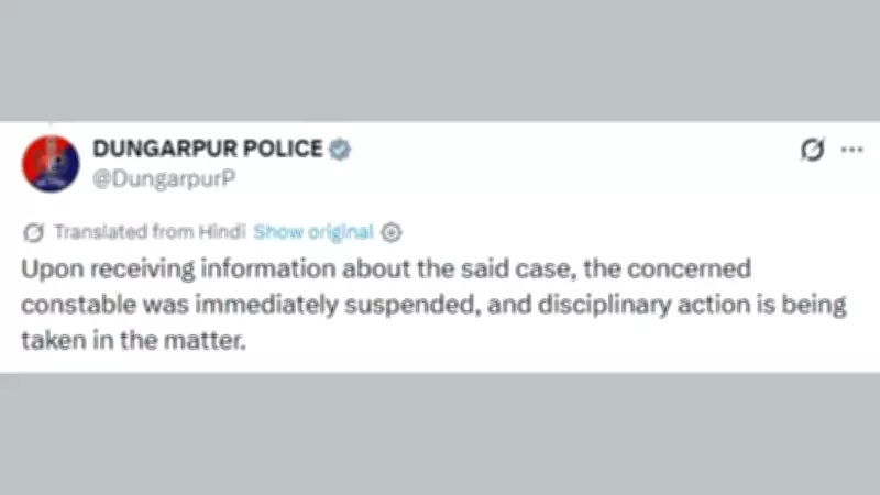 Rajasthan Woman Constable Suspended for Resting Feet on Desk While Elderly Waits