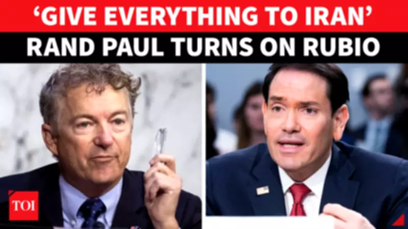 Rand Paul Presses Rubio on Iran Talks: 'Why Not Offer Everything?'