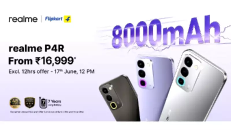 Realme P4R 5G Launched in India with 8000mAh Battery, 144Hz Display