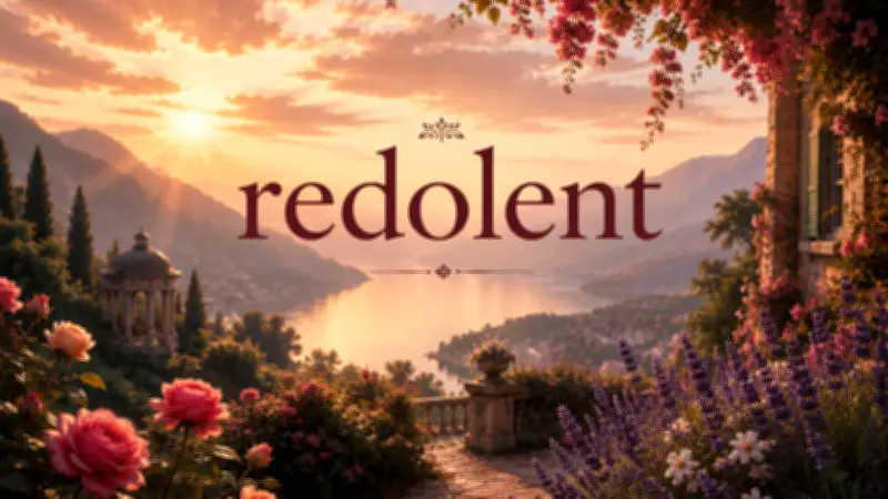 Redolent: The Word for Scent and Memory Connection