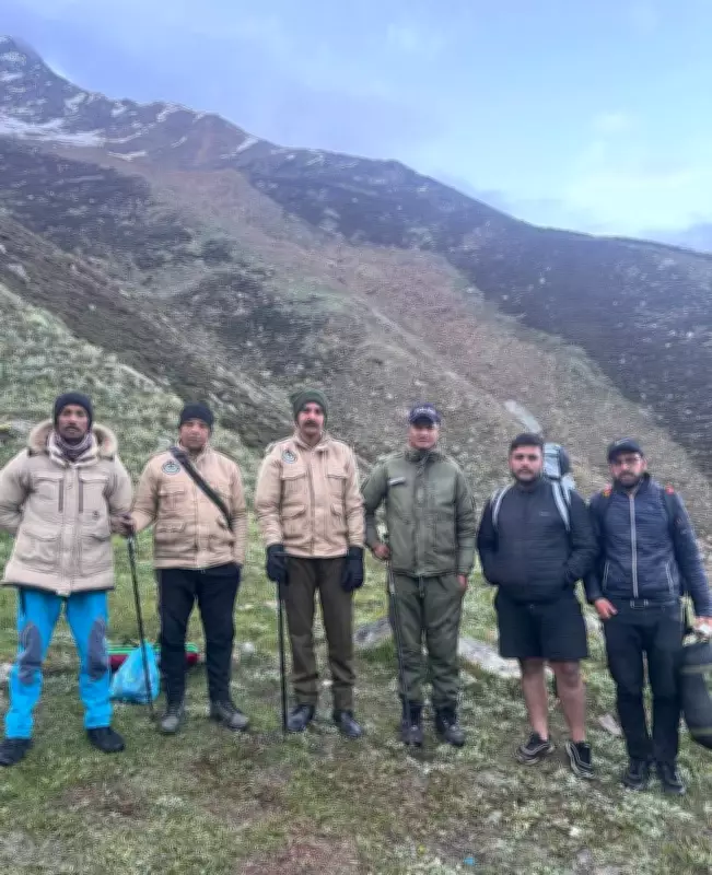 Rescue Team Saves 2 Trekkers in Lahaul-Spiti's Ghepan Lake Trek