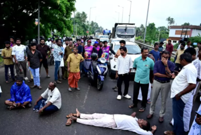 Residents Block NH Bypass in Kottayam Over Flooding, 500 Homes Affected