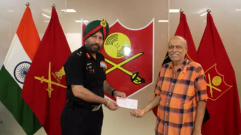 Retired Banker Donates Rs 25 Lakh for Army Welfare After Wife's Death