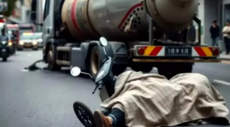 RMC Truck Falls on Motorcyclist in Pune, One Dead