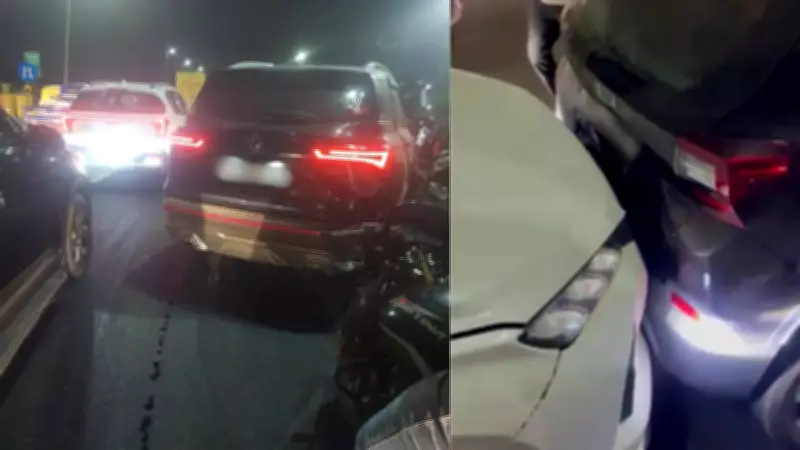 Road Rage on Gurgaon Flyover: Woman Harassed, Car Vandalized After Pileup