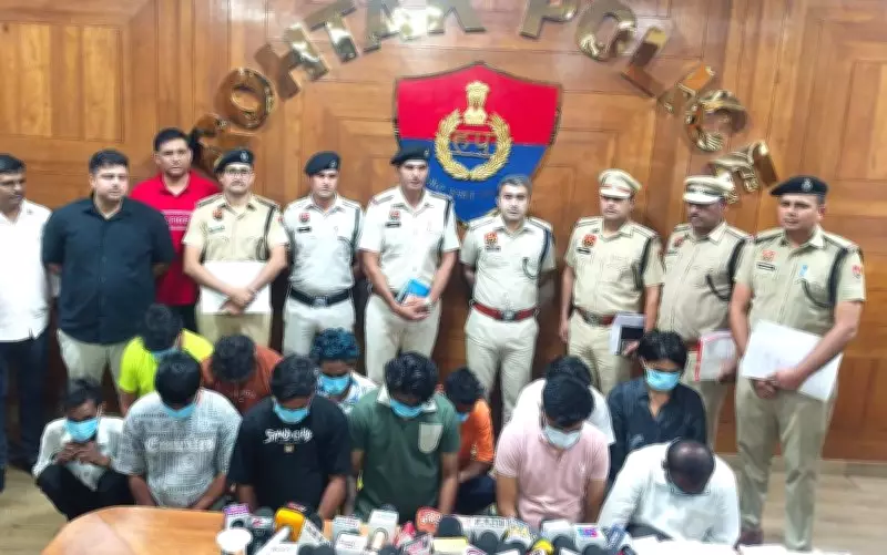 Rohtak Police Bust Interstate Cyber Fraud Racket, Arrest 12 Suspects