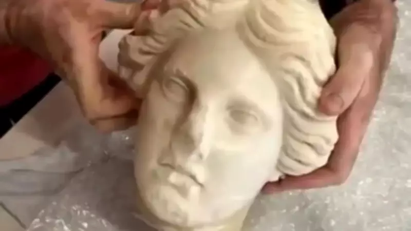 Roman Marble Bust Found on Alicante Beach Halts Construction
