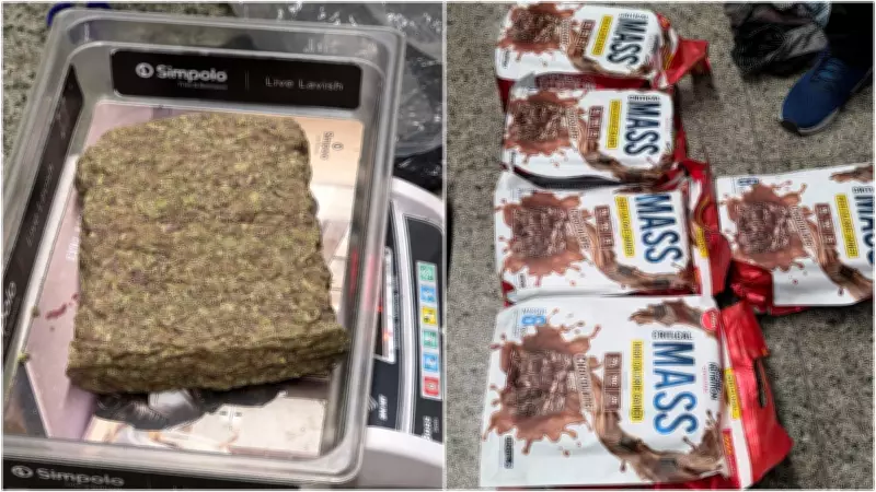 Rs 13 Crore Cannabis Seized at Lucknow Airport Hidden in Chocolate Packs
