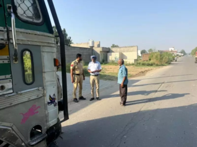 RTO checking drive in Phagwara: 3 overloaded trucks challaned