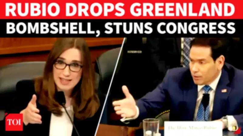 Rubio's 'For Now' Threat to Seize Greenland Stuns Hearing