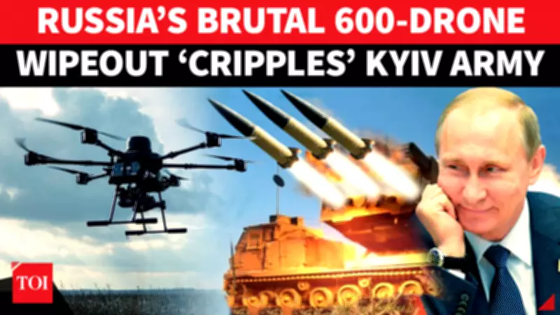 Russia Claims Destruction of 600 Ukrainian Heavy Drones in Escalating Air War