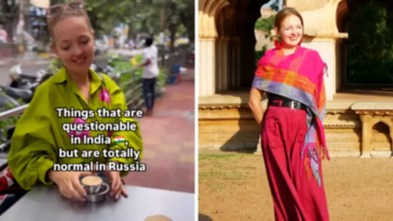Russian Woman in India Highlights Cultural Differences with Indian Family